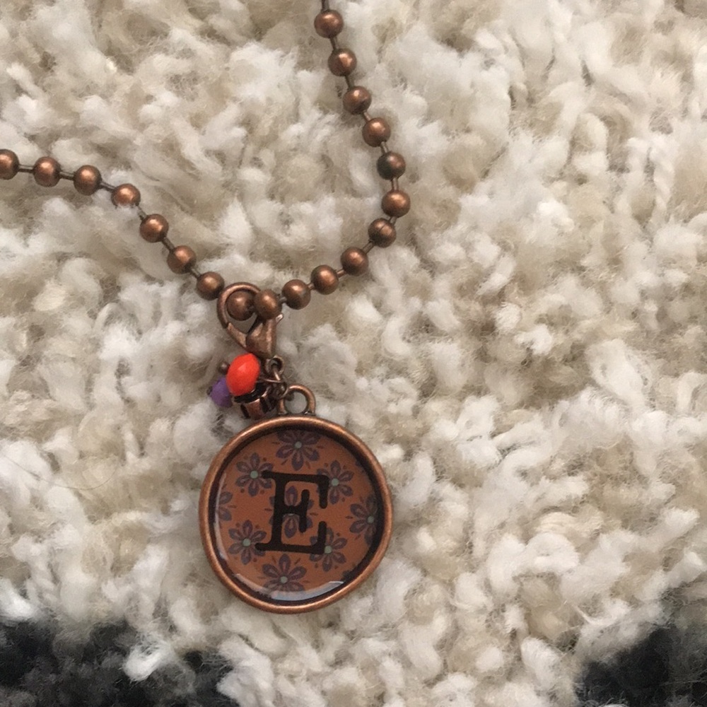 “E” Embrace Necklace View 4